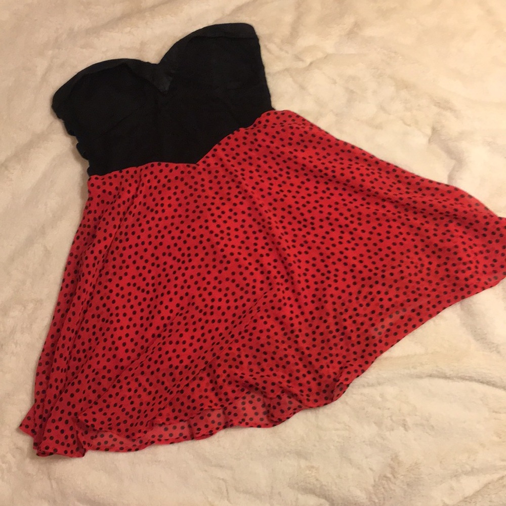 Vintage polka dot dress!